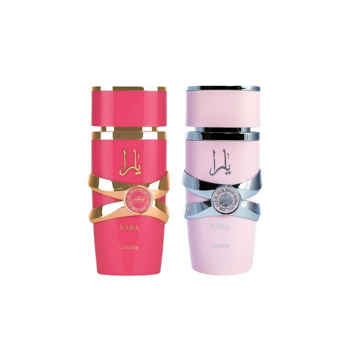 Lattafa Perfumes | Yara + Yara Candy Bundle | 3.4 oz (100ml) Per Bottle | Women's Fragrance | Eau de Parfum