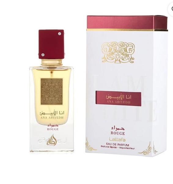 Lattafa Ana Abiyedh Rouge Eau De Parfum Spray 2 oz
