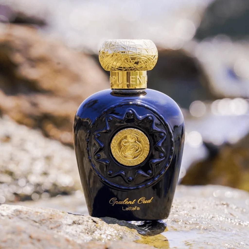 Lattafa Opulent Oud for Unisex Eau de Parfum Spray, 3.4oz