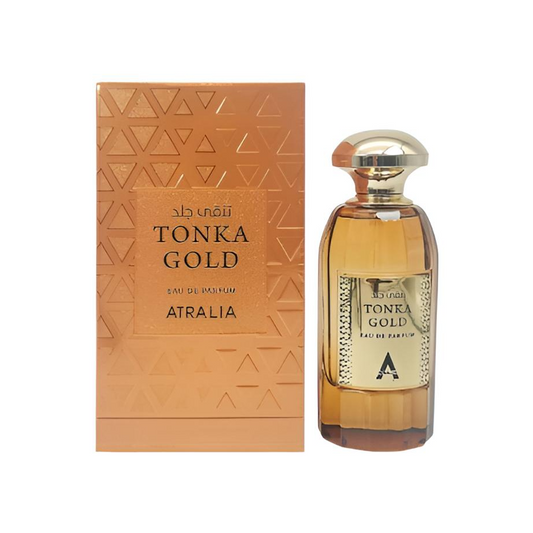 Atralia Tonka Gold – Eau de Parfum 3.4 oz (100ml) | Unisex Fragrance