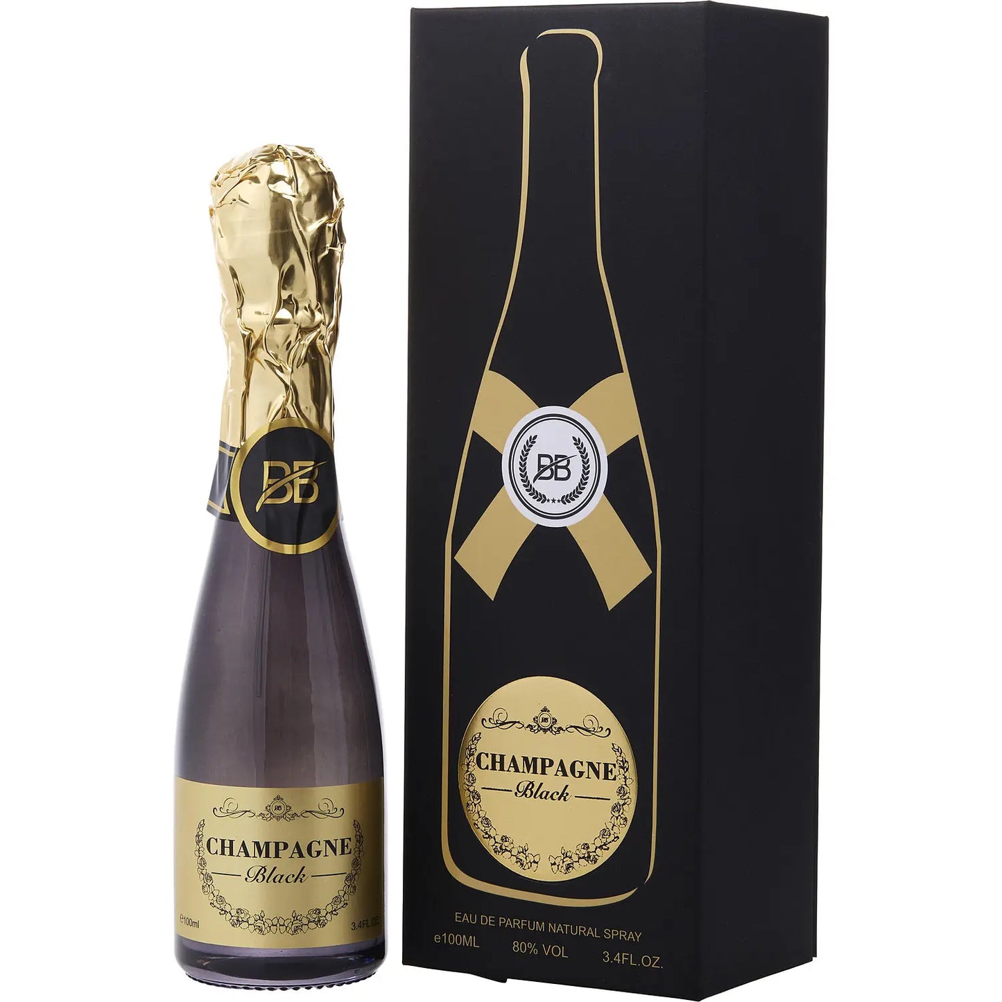 Bharara Champagne Black Eau De Parfum | Unisex Luxury Fragrance | Bold Elegant & Sophisticated Scent