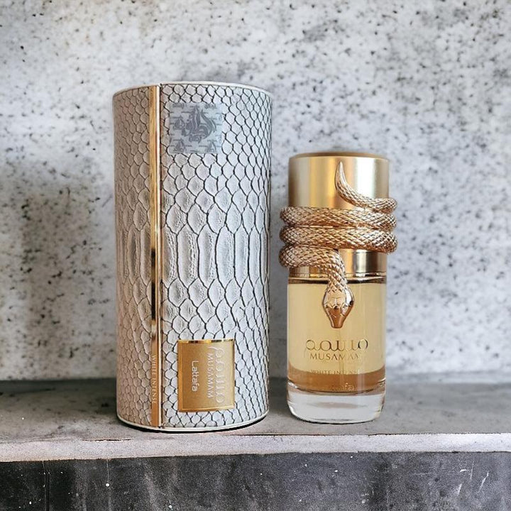 Lattafa Perfumes | Musamam White Intense - Unisex Eau de Parfum - 3.4 Oz (100Ml) Amber - Citrus - Coconut Fragrance