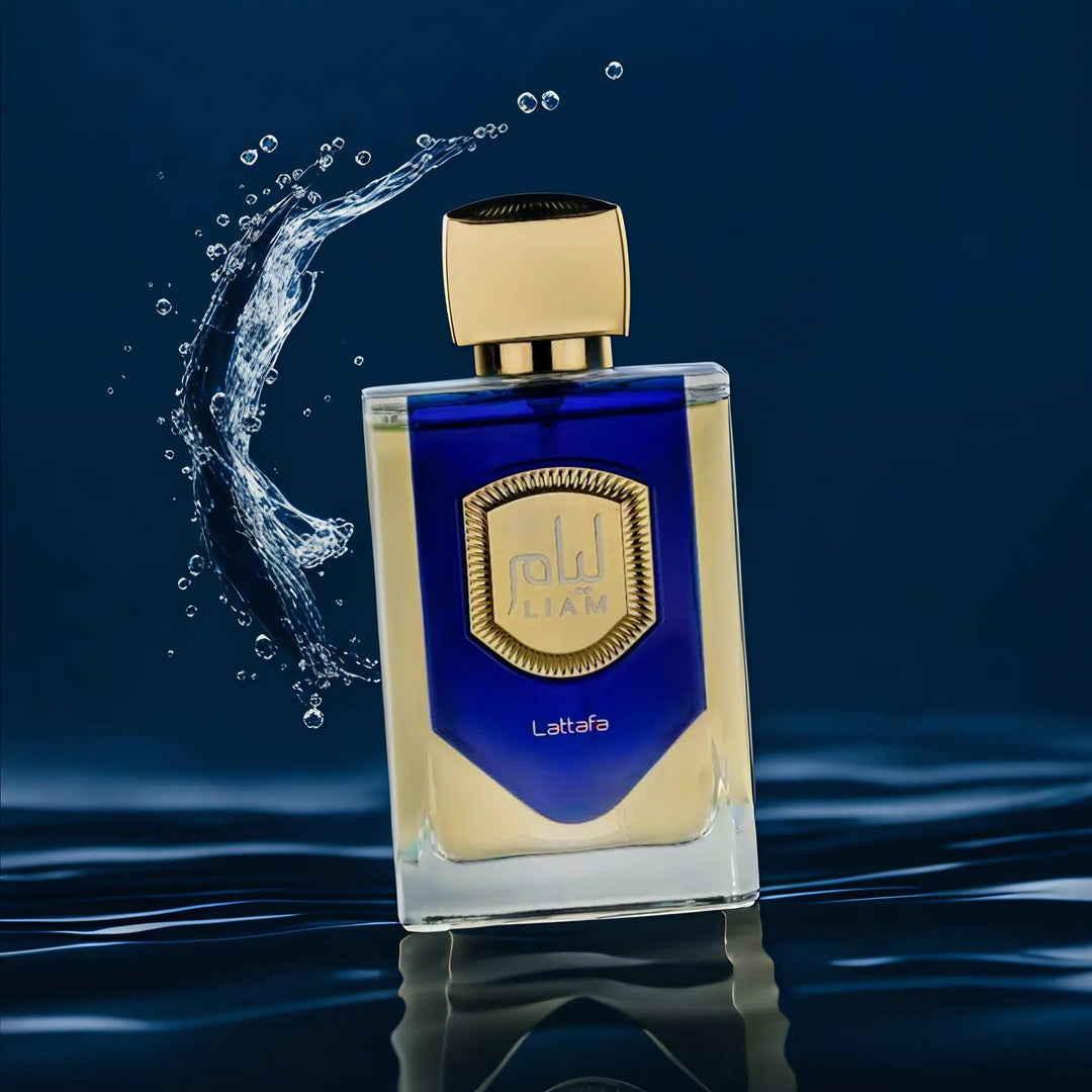 Lattafa Perfumes | Liam Blue Shine - Unisex Fragrance - 3.4 oz - Aromatic - Marine - Fresh Spicy Fragrance