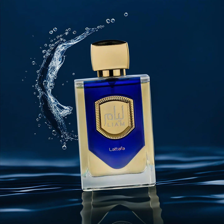 Lattafa Perfumes | Liam Blue Shine - Unisex Fragrance - 3.4 oz - Aromatic - Marine - Fresh Spicy Fragrance