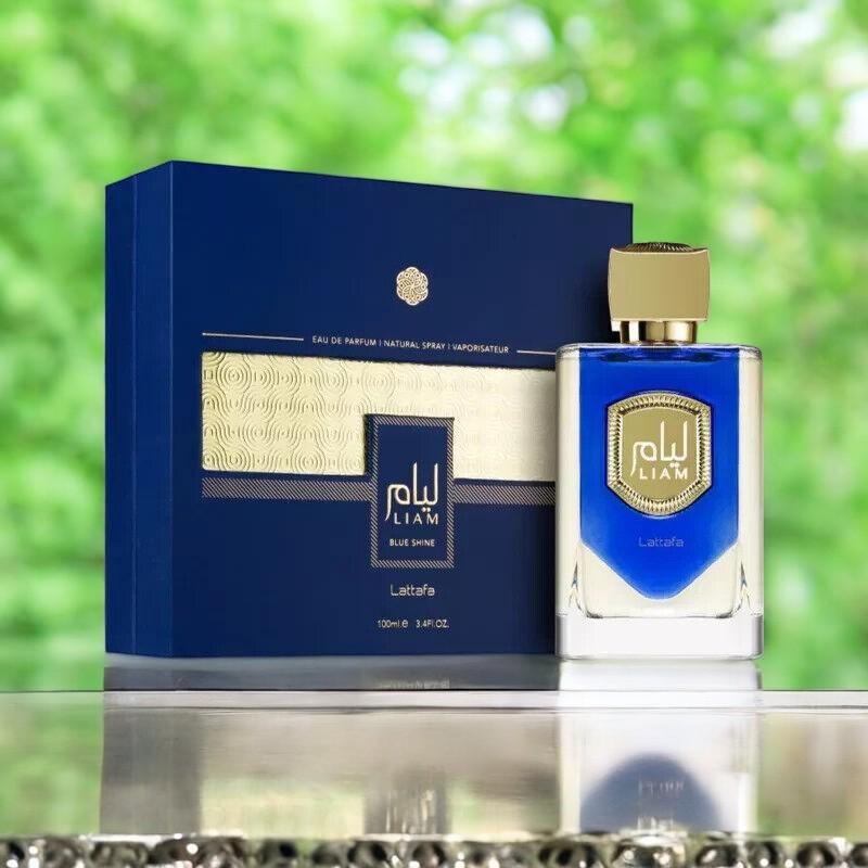 Lattafa Perfumes | Liam Blue Shine - Unisex Fragrance - 3.4 oz - Aromatic - Marine - Fresh Spicy Fragrance