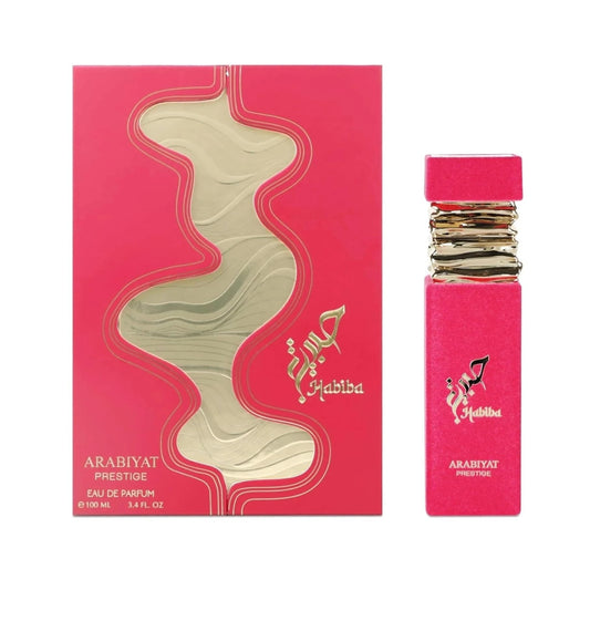 Arabiyat Prestige Habiba Eau De Parfum | Women’s Fragrance | 3.4 oz | Elegant Sweet Floral Perfume