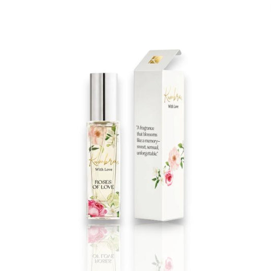 Kumbra With Love | Roses of Love | Women's Fragrance | 10 ML - 0.34 OZ | Eau De Parfum | Litchi - Bergamot & Rose