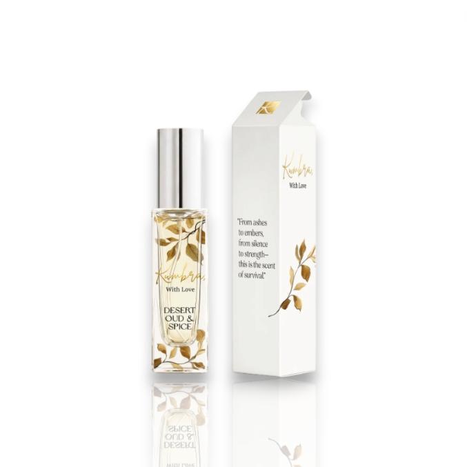 Kumbra With Love | Desert Oud & Spices | Mens' Fragrance | 10 ML - 0.34 OZ | Eau De Parfum | Whiskey - Vanilla & Cinnamon