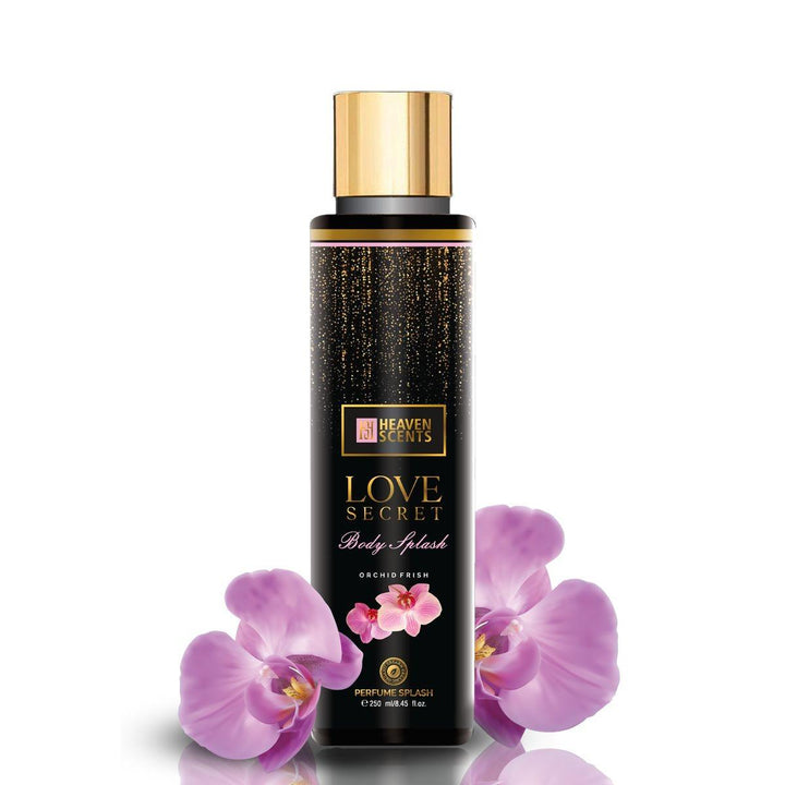 Heaven Scents | Love Secret (Orchid Fresh) - Womens Body Splash - 250ML (8.5 Oz) 250ml - Jasmine, Gardenia