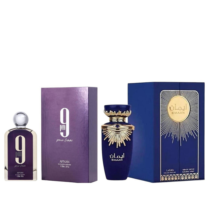 9 PM Pour Femme + Emaan Bundle