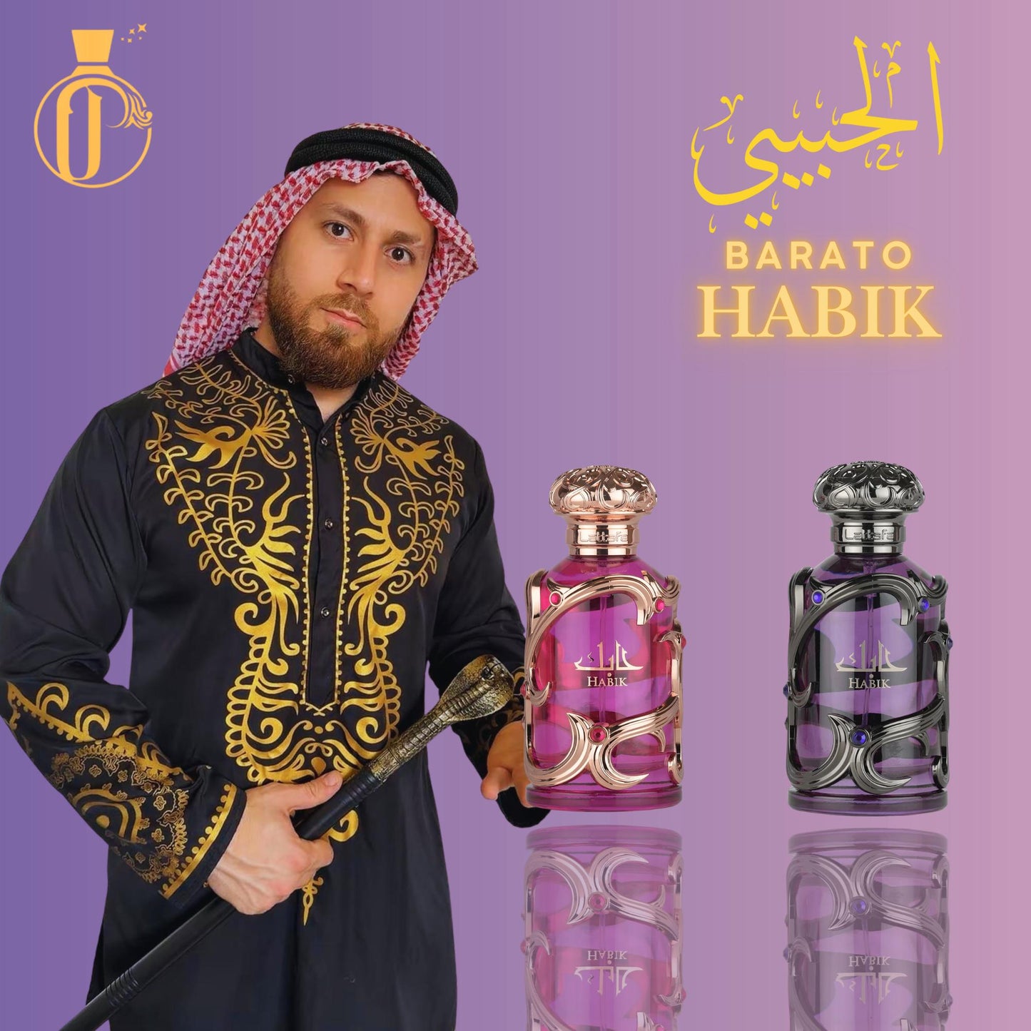 El Habibi Barato Bundle Multi-Pack Eau De Parfum, 3.4 oz-100 ml Alcohol Base Unisex Fragrance for Unisex Wear, Warm Spicy, Aromatic & Fresh Spicy Notes