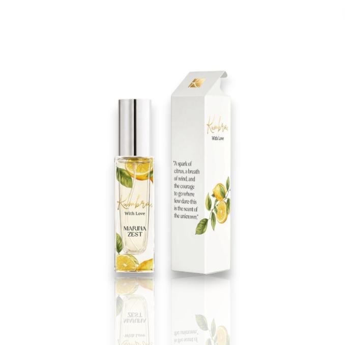 Kumbra With Love | Marina Zest | Men's Fragrance | 10 ML - 0.34 OZ | Eau De Parfum | Lemon - Bergamot & Pink Pepper