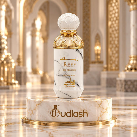 Mamlakat Al Oud | Reef | Snow Petal | Women's Fragrance | 100 ML - 34. OZ | Eau De Parfum | Black Cherry - Honeysuckle & Marshmallow