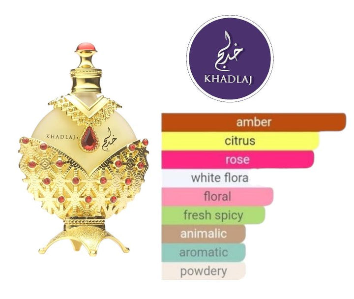 KHADLAJ Hareem Al Sultan Gold Concentrated Perfume Oil  1.18 Oz