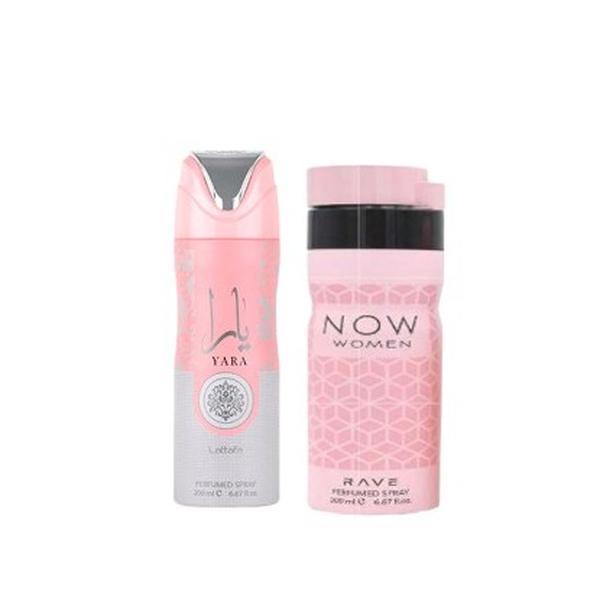 lattafa-perfumes-2-pc-womens-body-spray-bundle-set-200-ml-each-rave-women-yara