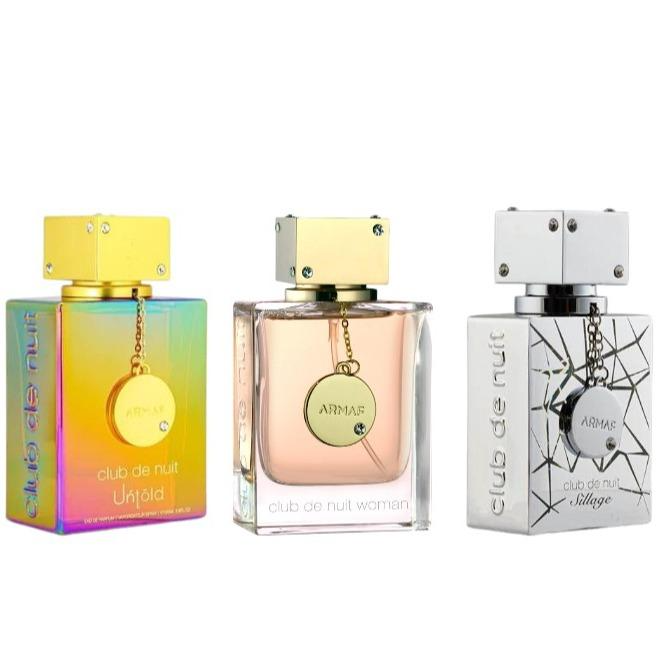 Armaf | Club de Nuit Women + Sillage + Untold Bundle | 3.6 Per Bottle | His & Her's | Citrus - Fruity - Woody - Spicy - Jasmine
