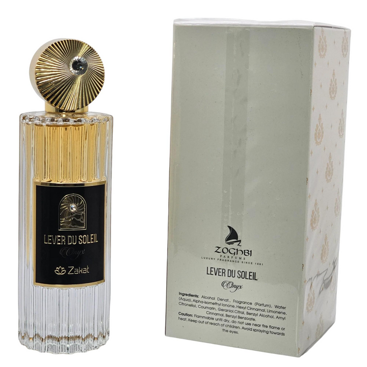 Zakat Lever Du Soleil Onyx - Unisex Perfume - 2.7 oz