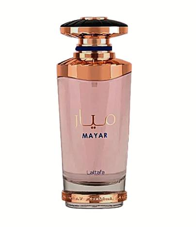 Lattafa Mayar 3-Piece Women's Fragrance Gift Set - EDP Scents, Elegant Floral Fresh Daily Wear Perfumes for Women, 3.4 oz Mayar Perfume, 200ml Body Spray, 50ml Hair Mist