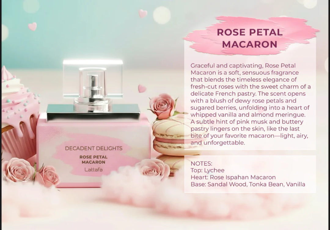 Lattafa Rose Petal Macaron Eau de Parfum