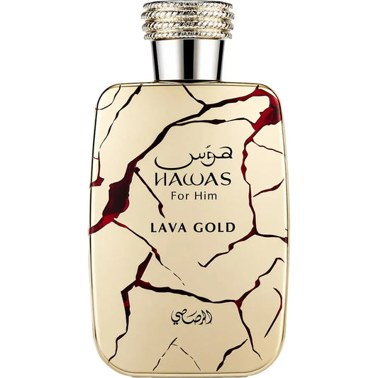 Hawas Lava Gold Eau De Parfum Spray 100ml (3.4 Oz) By Rasasi