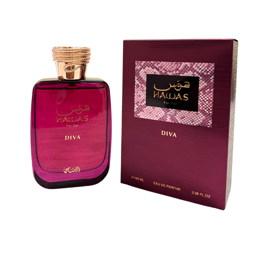 Hawas Diva by Rasasi – Eau de Parfum 100ml (Women)