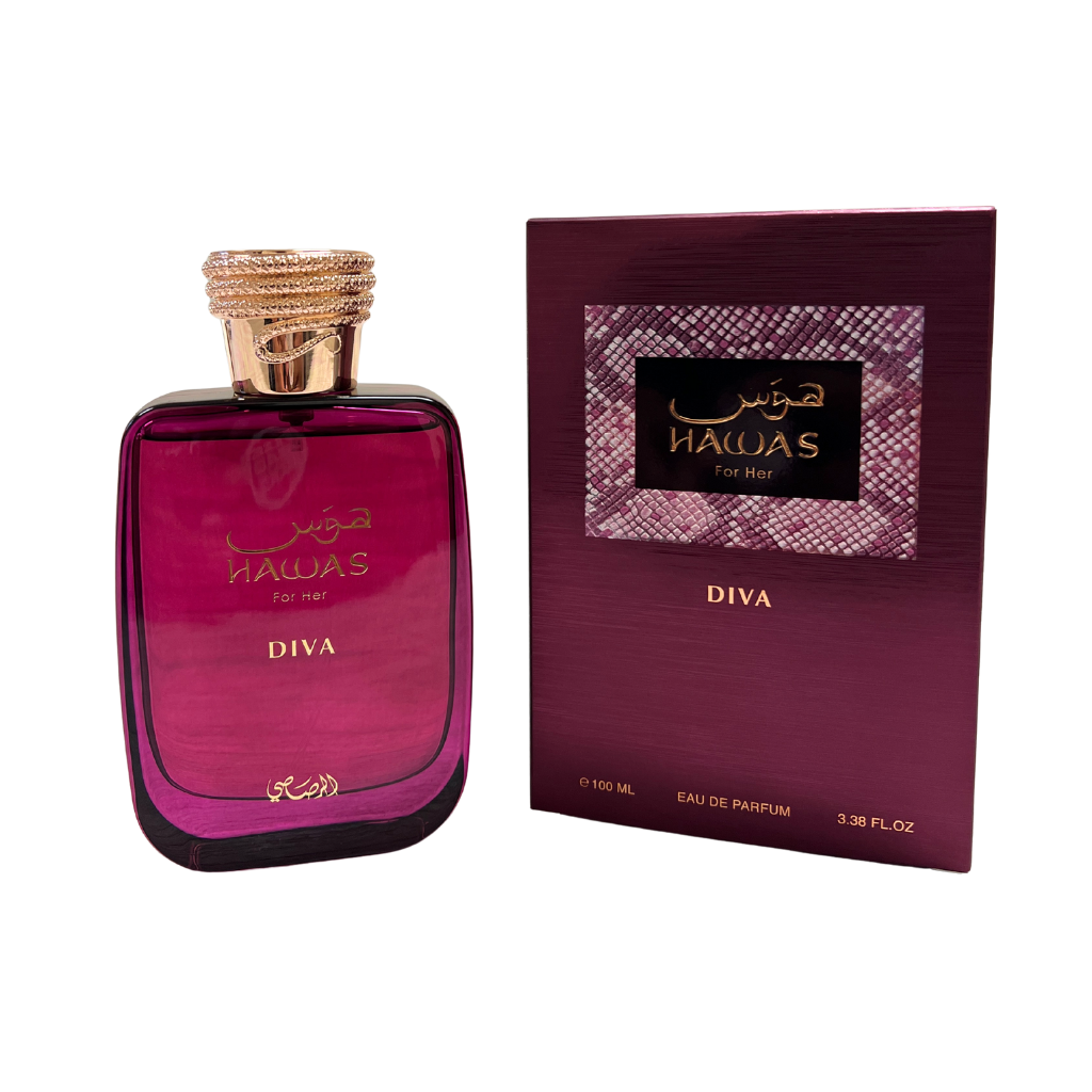 Hawas Diva by Rasasi – Eau de Parfum 100ml (Women)