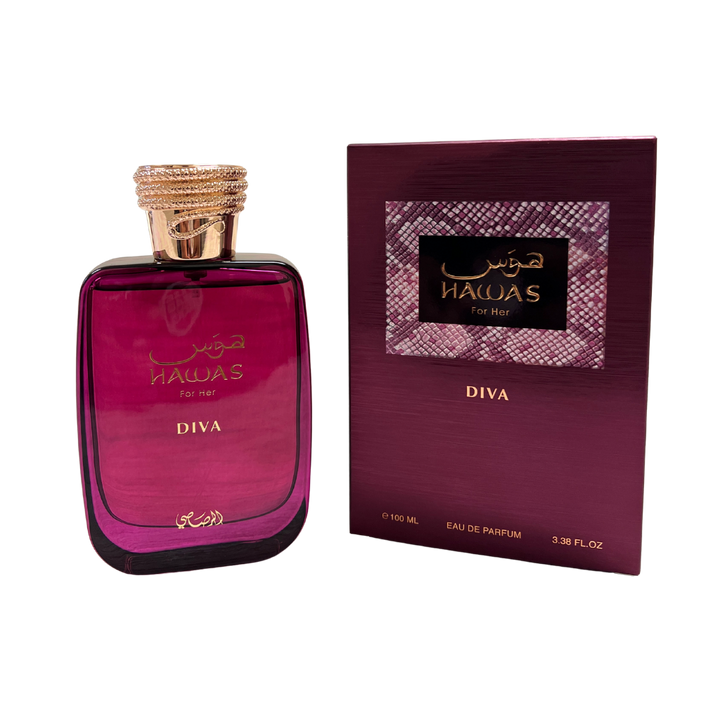 Hawas Diva by Rasasi – Eau de Parfum 100ml (Women)