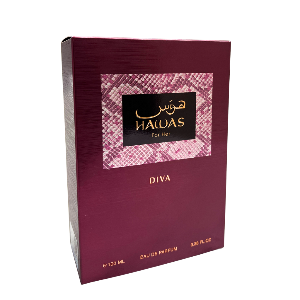 Hawas Diva by Rasasi – Eau de Parfum 100ml (Women)
