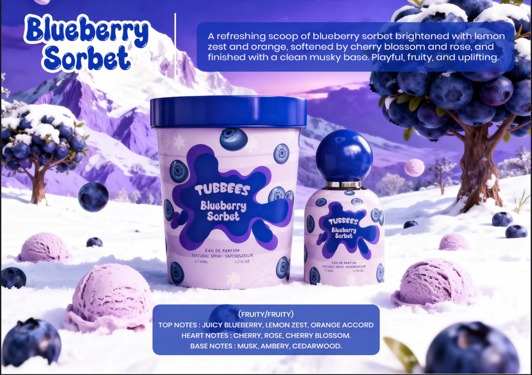 TUBBEES Blueberry Sorbet 50ml by Le Grandeur