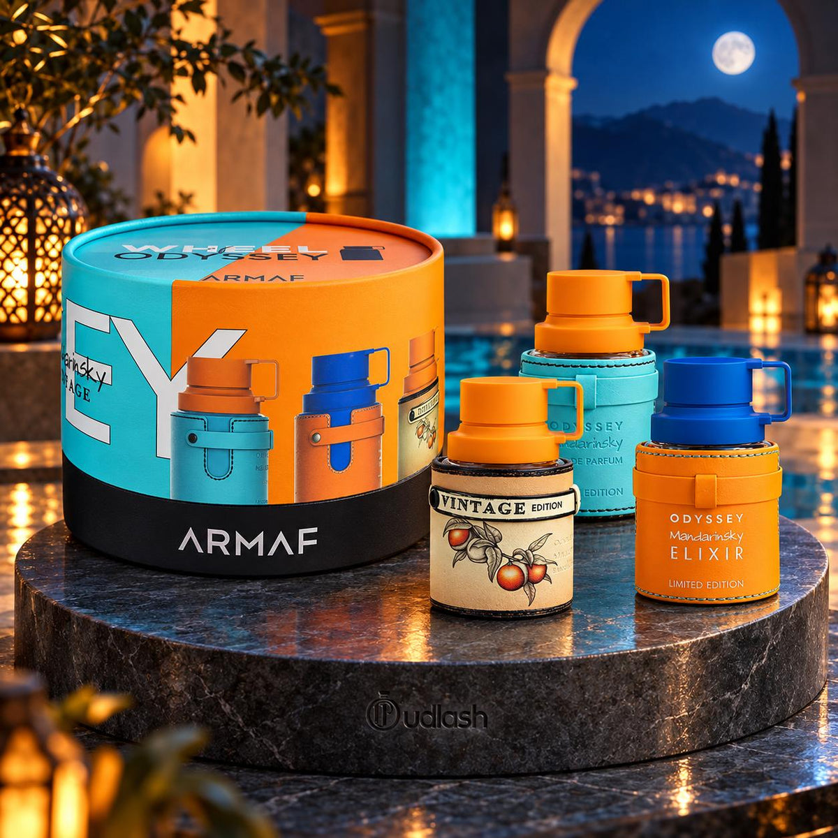 Armaf Odyssey Wheel Discovery Set For Men Mandrin Sky+Mandarin Sky Elixir+Mandarin Sky Vintage 30MLx3