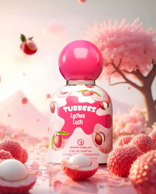 Grandeur | Tubbees - Lychee Lush | Kids Favorite Sweets Fragrances (50 ML / Bottle) From Grandeur