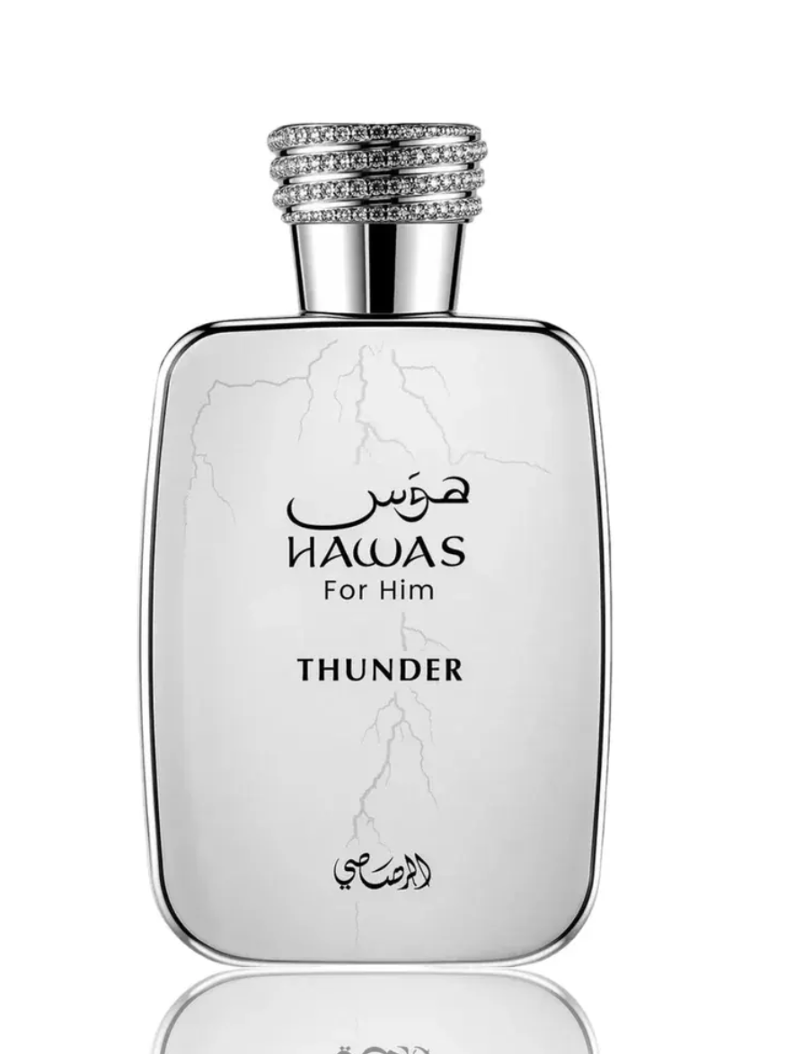 Hawas Thunder Eau De Parfum Spray 100ml (3.4 Oz) By Rasasi
