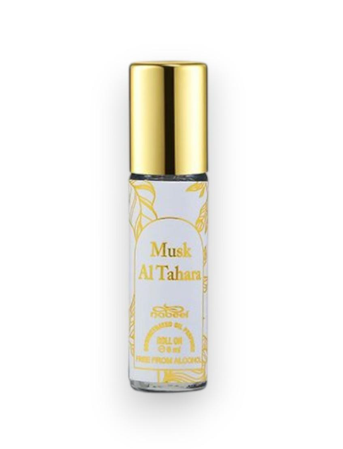 Nabeel Perfumes | Musk Al Tahara | Pure Concentrated Oil | Body Care Oil | 12 ml | Unisex | Musky Scent Fragrances | Violet - Cedarwood & Tonka Bean