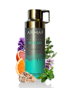 Armaf | Odyssey | Aqua | Men's Fragrance | 200 ML | Perfume Body Spray | Orange - Grapefruit & Artemisia