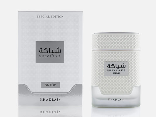 Khadlaj Shiyaaka Snow – Unisex Eau de Parfum 3.4 oz (100ml)