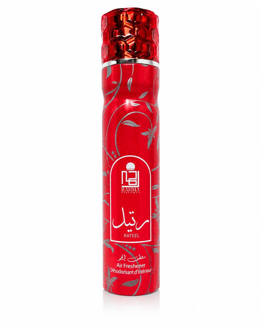 Rahma Perfumes | Rateel | Unisex Fragrance | 300ML | Air Freshener | Lavender- Crisp Citrus Zest, and Soft Aquatic Accords.