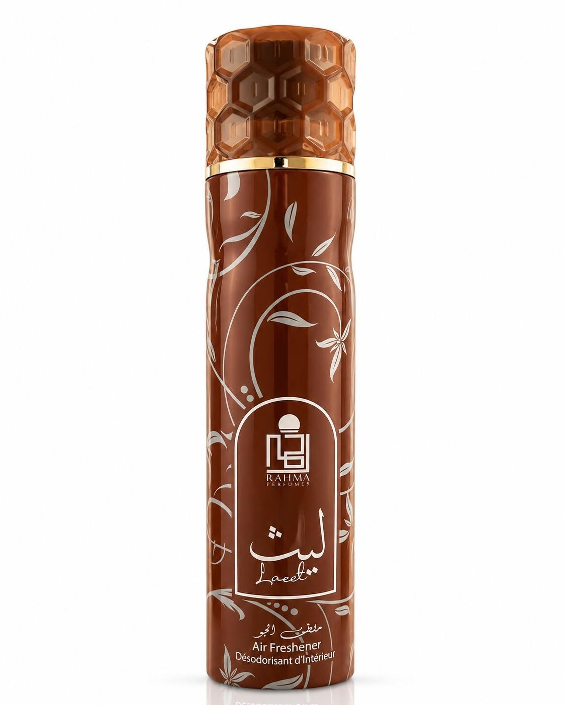 Rahma Perfumes | Laeet | Unisex Fragrance | 300ML | Air Freshener |  Bergamot, Orange, and Jasmine