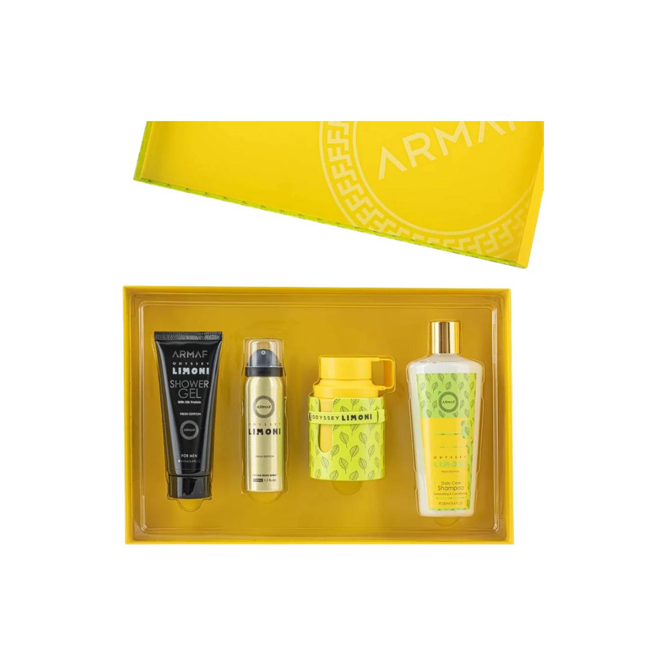 Armaf | Odyssey | Limoni | Fresh Edition | Gift Set | Unisex Fragrance | 16.9 OZ