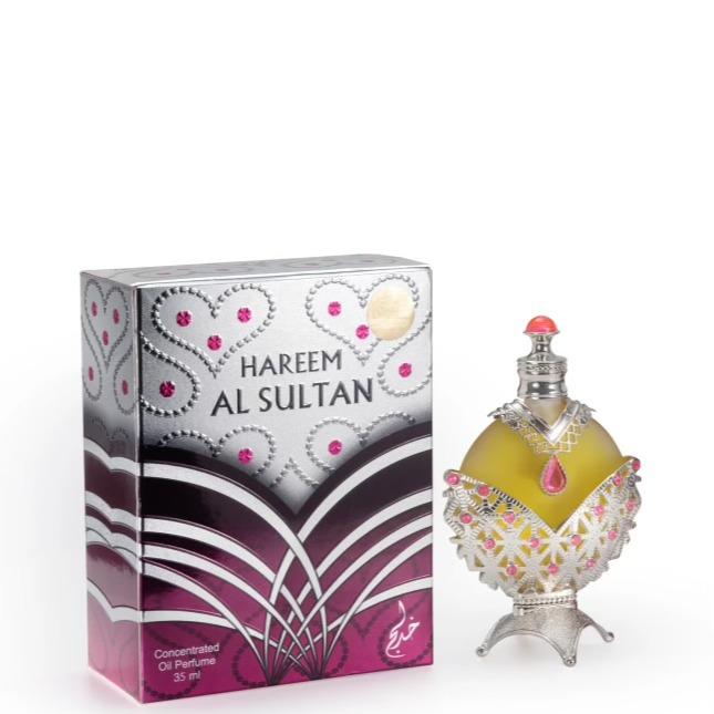 Khadlaj Perfumes | Hareem Al Sultan Silver - Womens Oil Fragrance - 35ML - Floral Fragrance - Single Item -