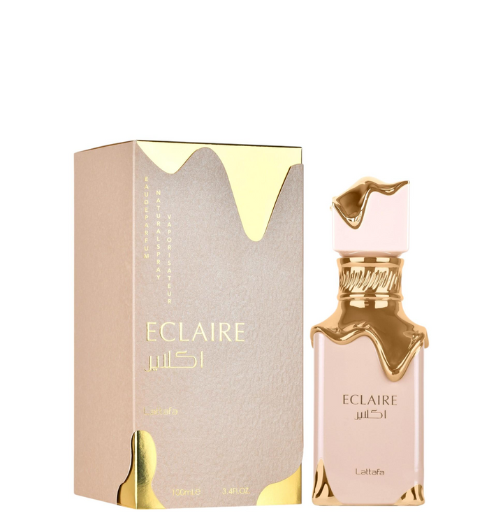 Lattafa | Eclaire | Women's Parfum | Eau De Parfum | 3.4 oz (100ml) | Caramel - Milk - Sugar - White Flower Fragrance