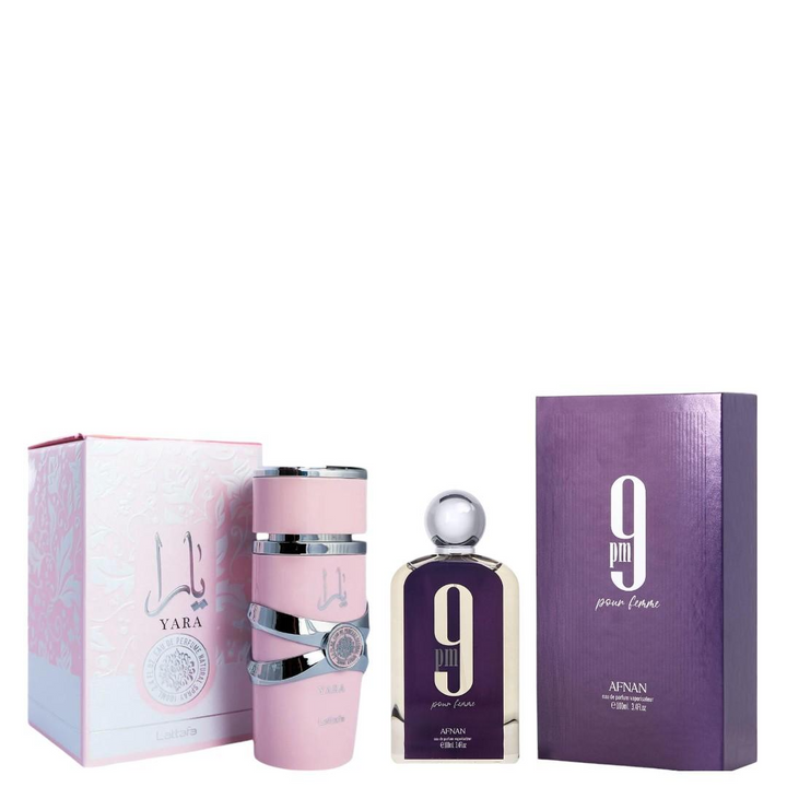 Yara Pink + 9 PM Pour Femme Bundle