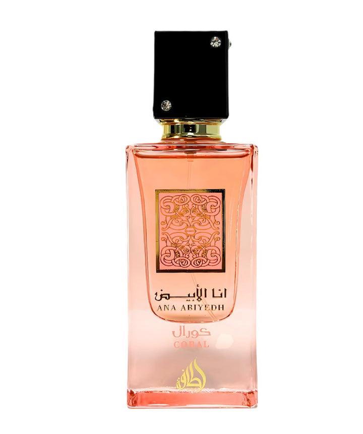 Lattafa Ana Abiyedh Coral Eau de Parfum Spray - 2.0 Oz