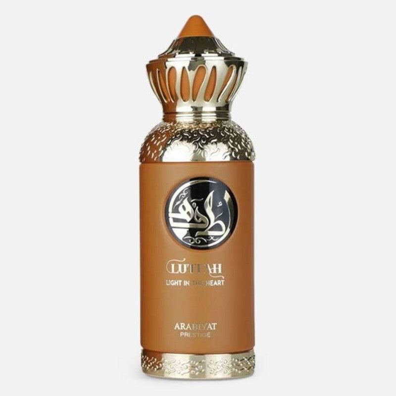 Arabiyat Prestige Lutfah Light In The Heart Eau De Parfum for Men | 2.7 oz | Elegant Masculine Fragrance