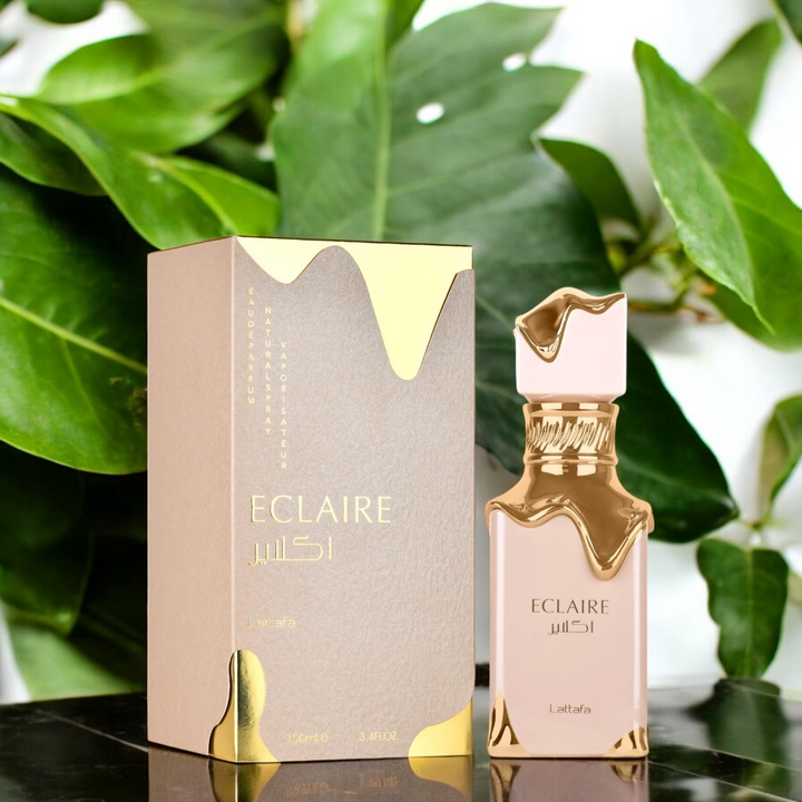 Lattafa | Eclaire | Women's Parfum | Eau De Parfum | 3.4 oz (100ml) | Caramel - Milk - Sugar - White Flower Fragrance