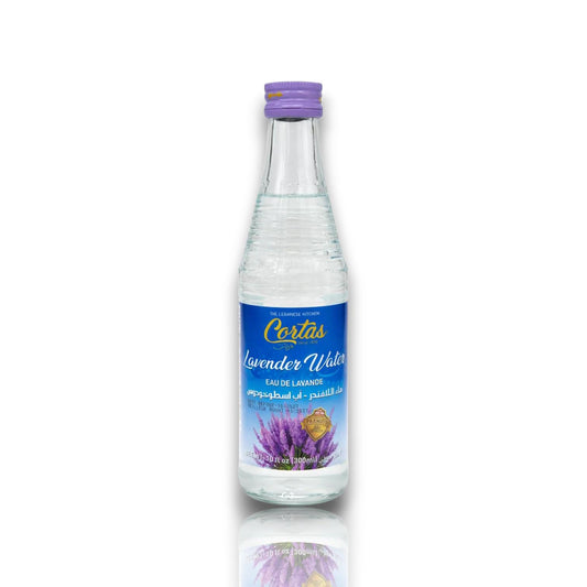 Cortas Pure Lavender Water Beverage, Lebanese Certified Organic Fragrant Gem, Eau de Rose Alternative for The Lebanese Kitchen 300ML