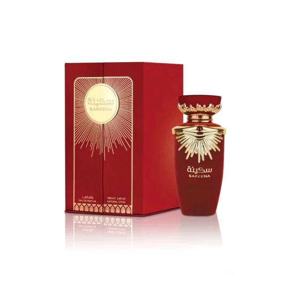 Lattafa Perfumes Sakeena Eau De Parfum for Women - Citrus, Fruity, Floral, Woody Accords