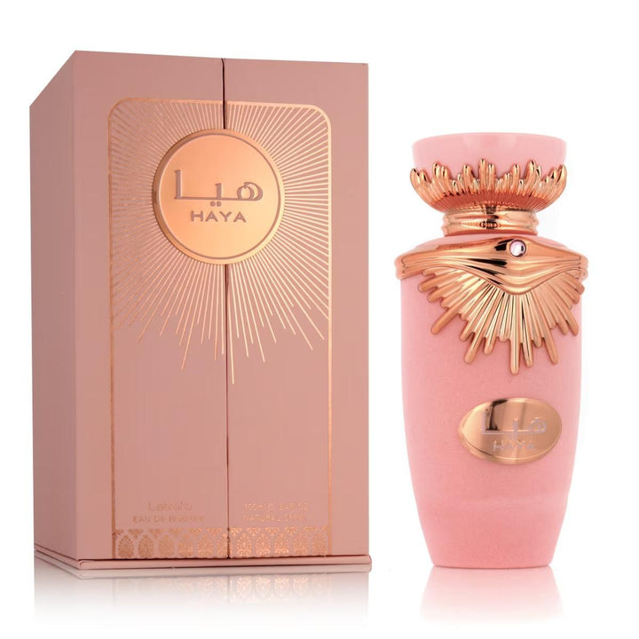 Lattafa Haya Eau de Parfum Spray for Women - 3.4 Ounce