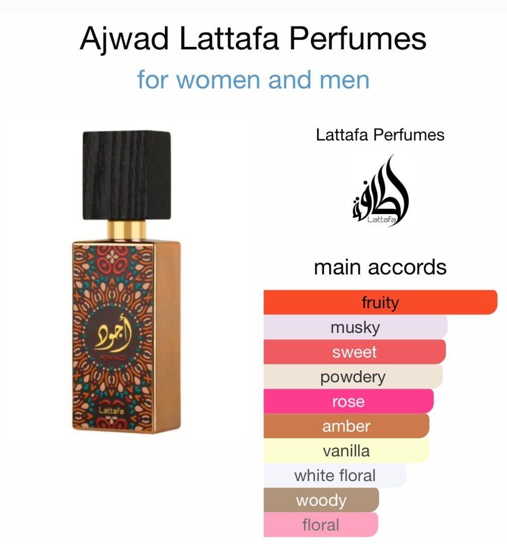 Lattafa Unisex Ajwad EDP Spray 2.03 oz