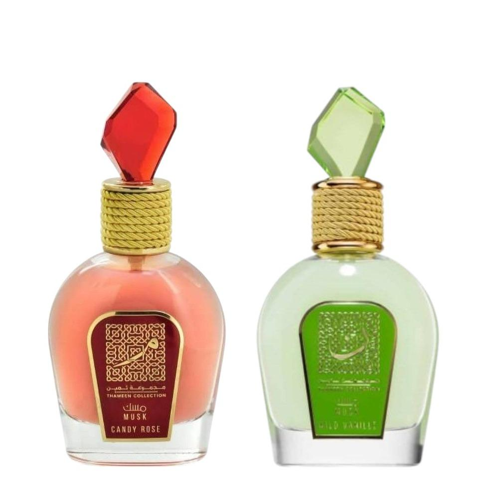lattafa-perfumes-candy-rose-wild-vanille-bundle-his-hers-3-4-oz-per-bottle-candy-rose-musky-vanilla