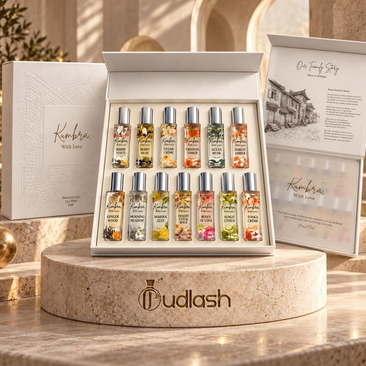 Kumbra With Love | Discovery Set | Unisex Fragrance | 13 X 10 ML - 0.34 OZ | Eau De Parfum | Musk - Oud & Ginger